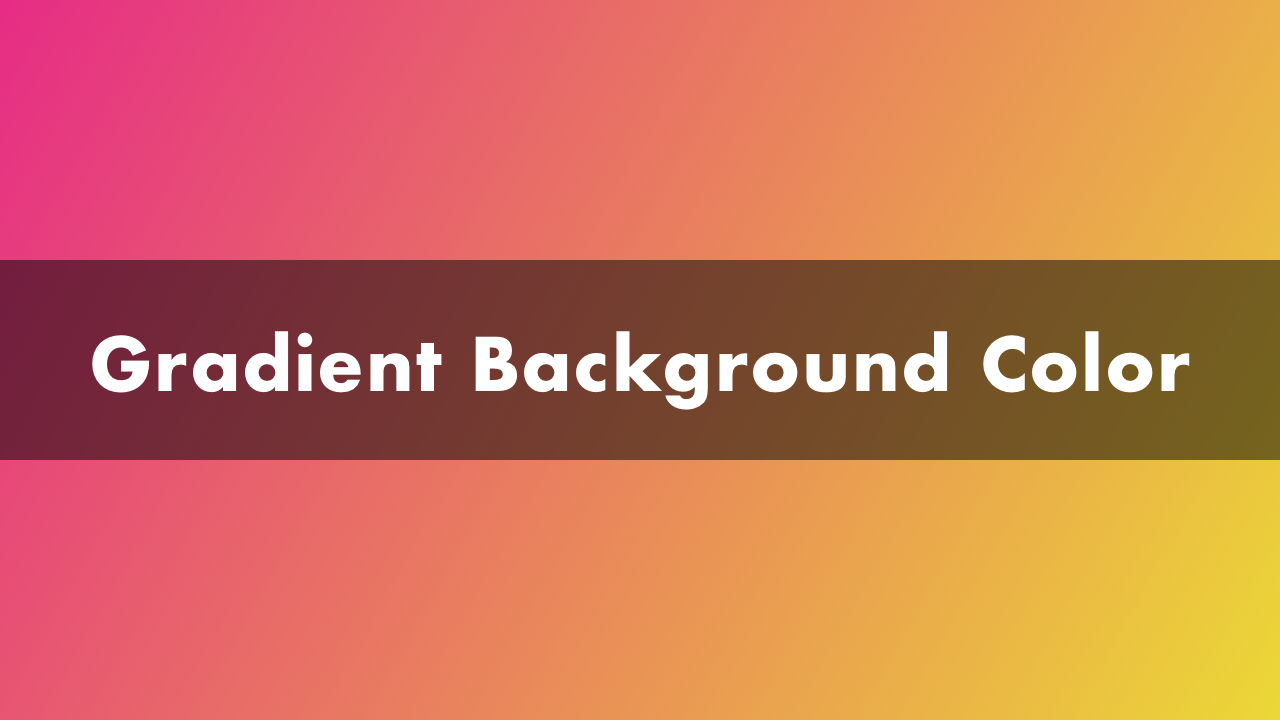 Gradient Background Color with HTML & CSS | Plantpot