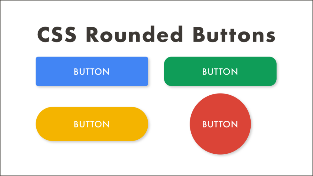 Rounded Buttons with HTML & CSS | Plantpot