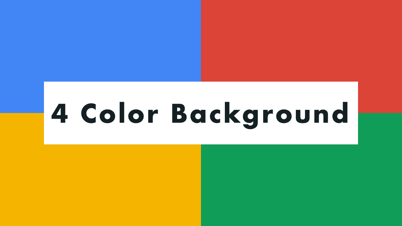 4 Color Background with CSS linear-gradient | Plantpot