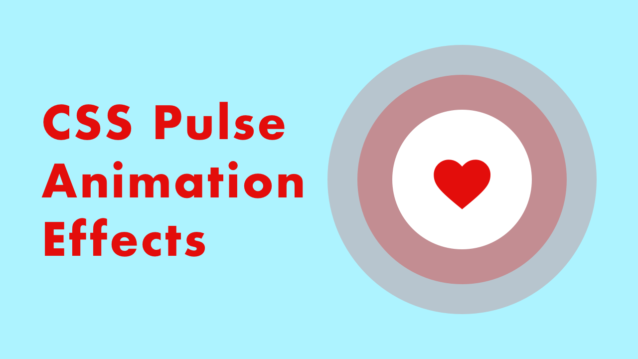 CSS Pulse Animation Effects | Plantpot